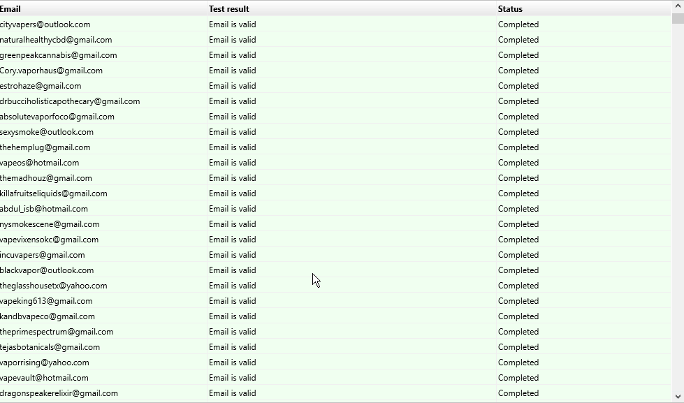 Global Vape Company Email List of Vape Shops and Vape Wholesalers and E-Liquid Distributors